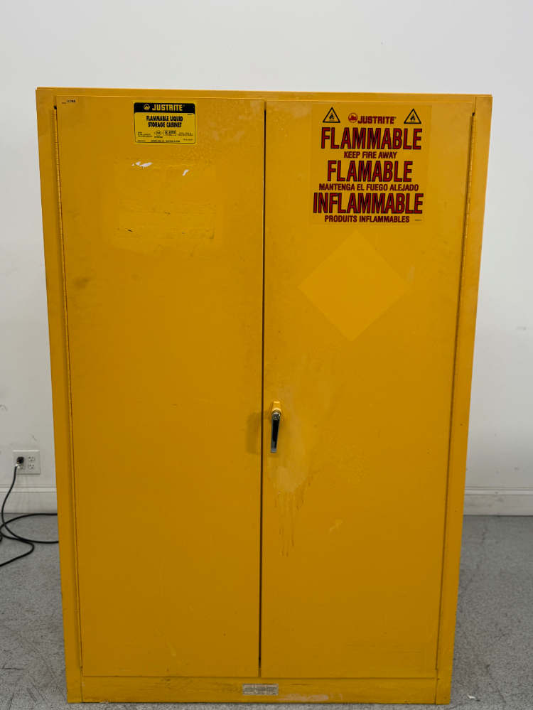 Image of Justrite 45 Gallon Flammable Liquid Storage Cabinet